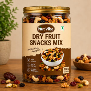 Healthy Mixed Nuts & Dried Fruits | Rich in Protein | 100% Natural | 400g