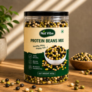 NutVibe Premium Mixed Roasted Protein Beans | 100% Natural | 400g