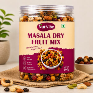 NutVibe Masala Dry Fruit Mix  | No Added Preservatives | 500g